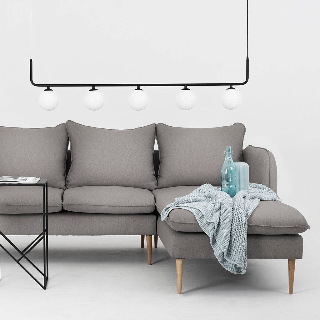 Ecksofa POSH P WOOD Stahl