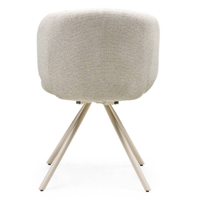 Poltrona girevole PERLA beige