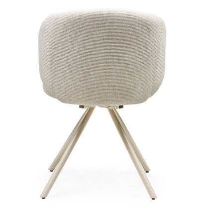 Poltrona girevole PERLA beige
