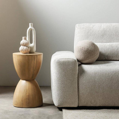 Tavolino Laterale HORSA 35 cm, Legno di Mango