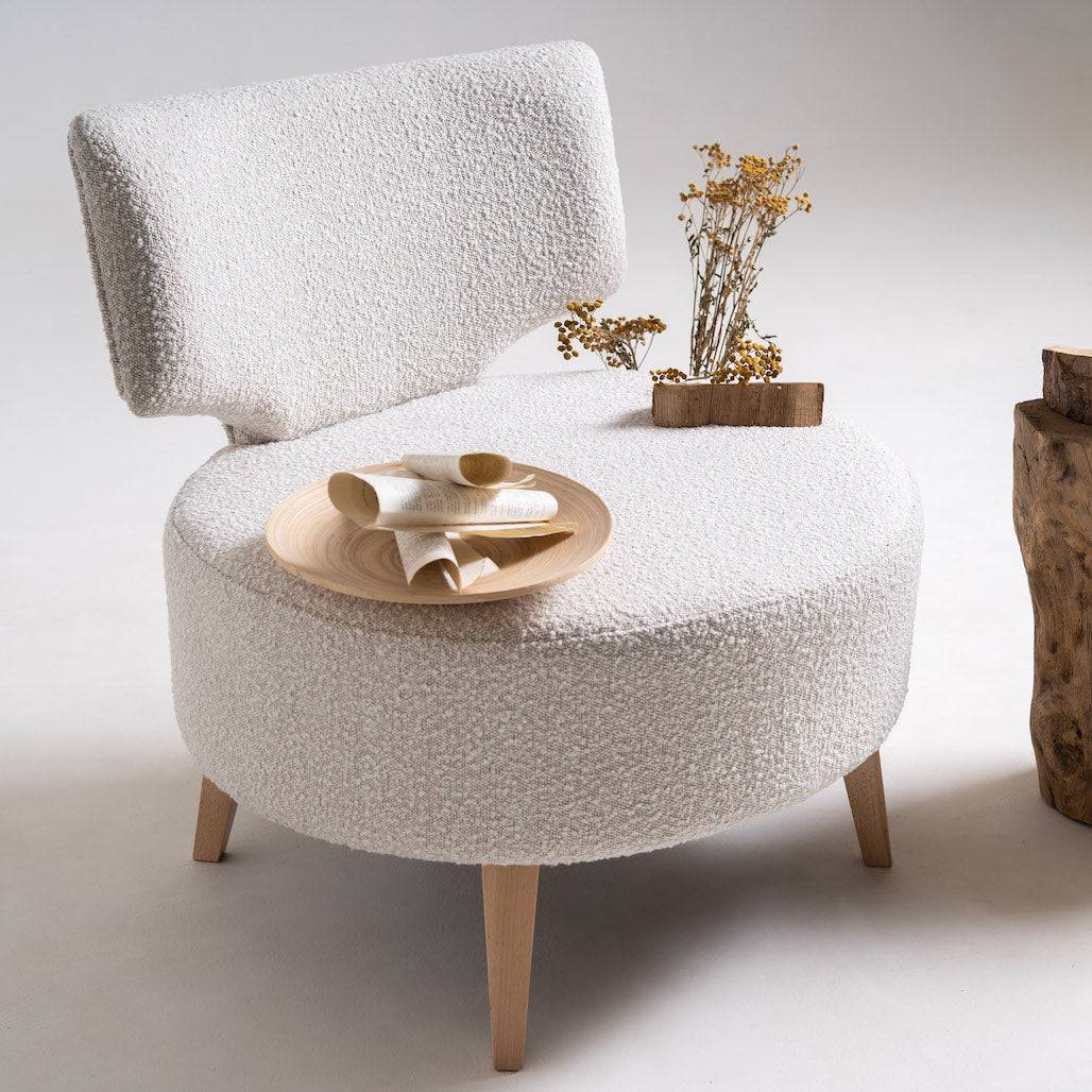 Poltrona FLIPPIN - boucle naturale