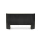 Cassettiera NOIR nero con superficie rigata