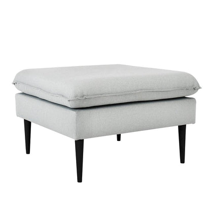 Pouf POSH Nero - Platino
