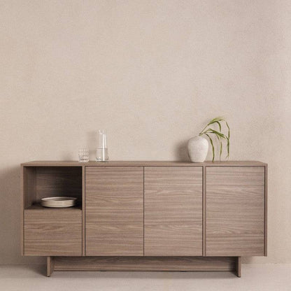 Cassettiera ANSO 4 Ante - Rovere Perlato