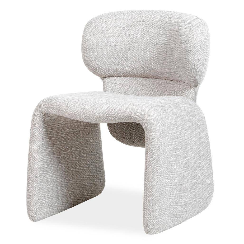 Sessel BIZZA, beige und grau gepolstert