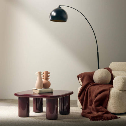 Couchtisch MURIEN 70 cm, Bordeaux/Kirsche