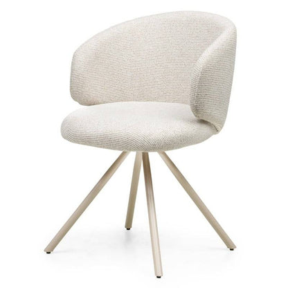 Poltrona girevole PERLA beige