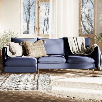 Ecksofa POSH L WOOD Tinte