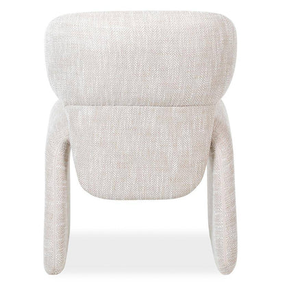 Poltrona rivestita BIZZA, beige
