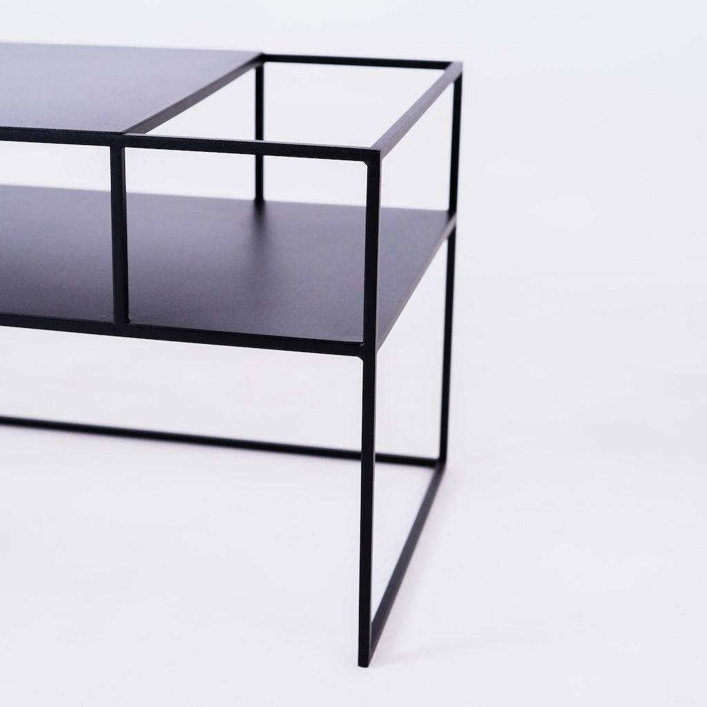 TV-Tisch SENSO FLOWER METAL 120x45 T - schwarz