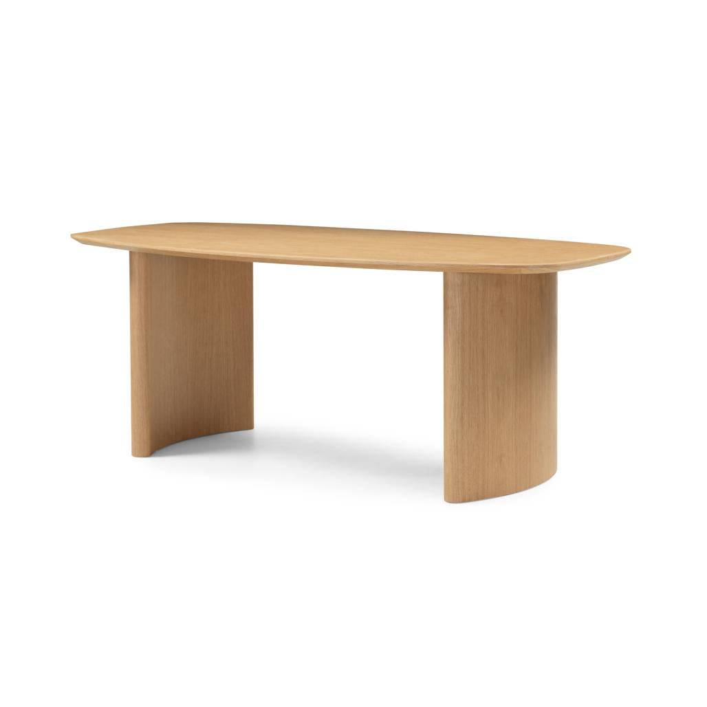 Esstisch MARIS 200 cm, oval, Naturfurnier Eiche
