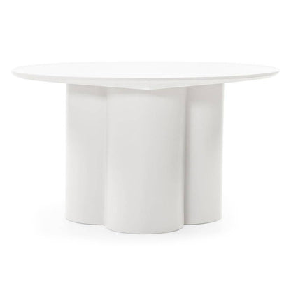 Tavolino Caffè LAVANO 80 cm, tondo, grigio beige