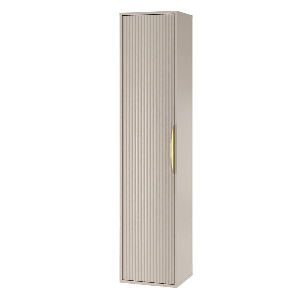 Mobile bagno ANVERS, rigato, maniglia oro, cashmere