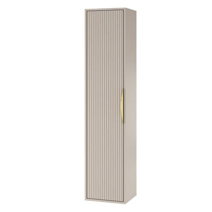 Mobile bagno ANVERS, rigato, maniglia oro, cashmere