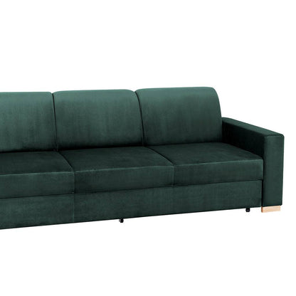 Divano letto STABLE 3 posti - avocado, naturale