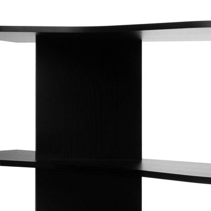 Scaffale Basso RHIO Nero con Onda