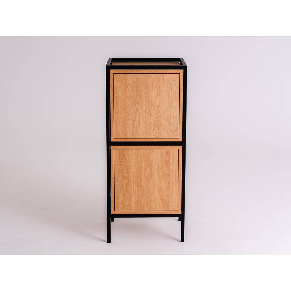 Rack SKAP 1R2 Doppia Porta - Nero