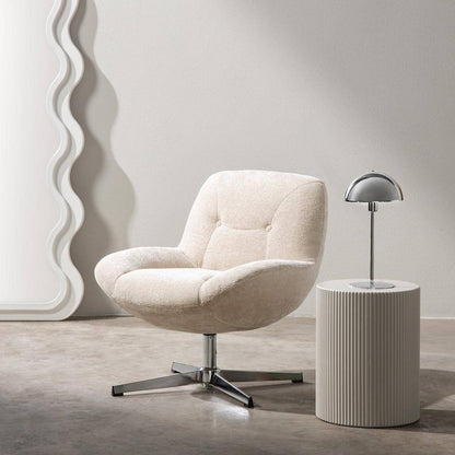 Poltrona girevole RENO, beige