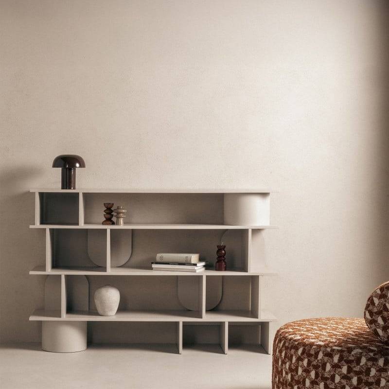 Libreria ANGALIR Cashmere Bassa con Fronti Arrotondati