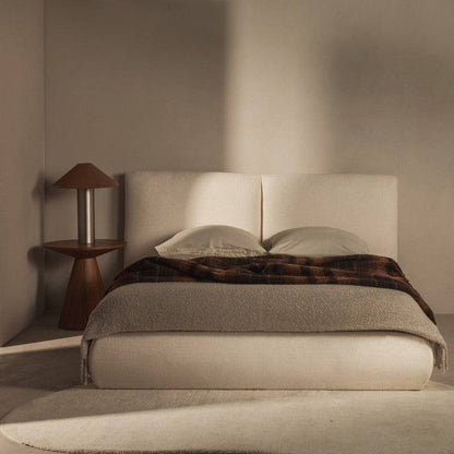 UNAR Polsterbett 160x200 cm mit Bettkasten beige