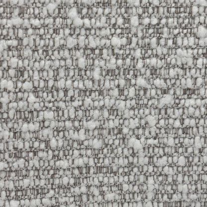 Sedia imbottita SAMMA, grigio, bouclé, forme arrotondate