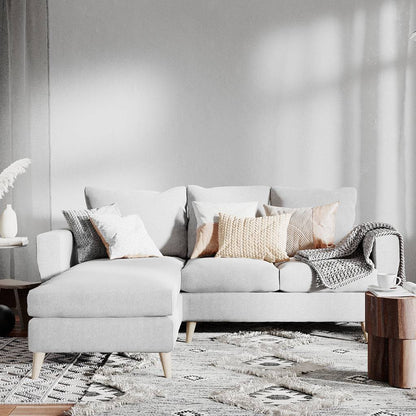 Ecksofa LOVER L - Platin