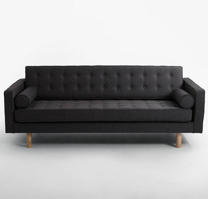 Schlafsofa TOPIC WOOD, Carbon, Naturholz