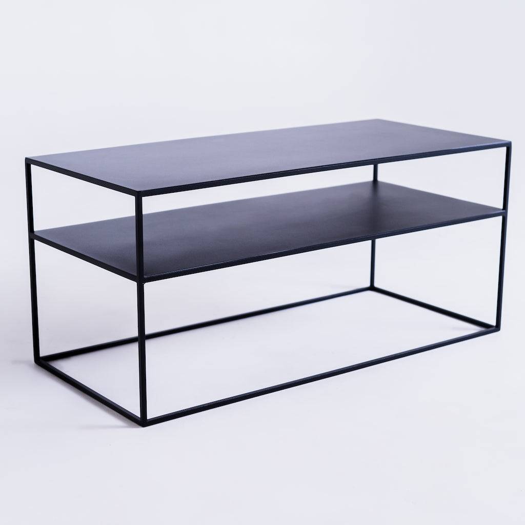 TV-Tisch RTV TENSIO 2 FLOOR METAL 100x45 - Schwarz