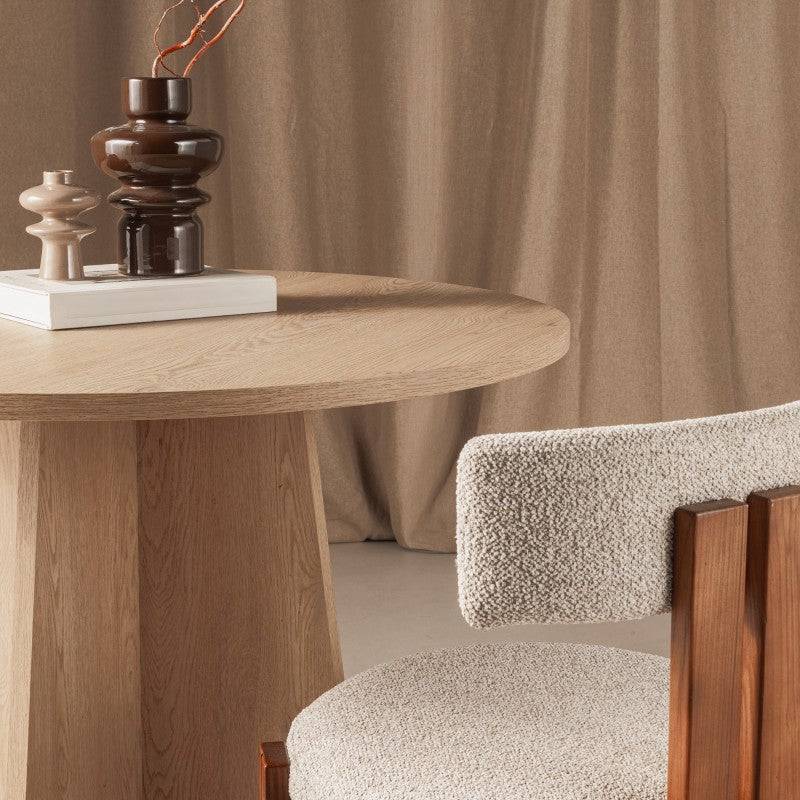 Tavolo da pranzo rotondo CRANE II 100 cm Rovere