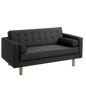 TOPIC WOOD 2-Seater Sofa Natural Charcoal