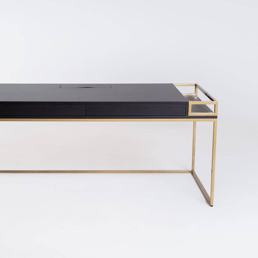 Scrivania K16 Nero 160 - Oro