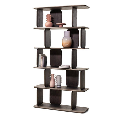 Scaffale arrotondato SALA, marrone espresso
