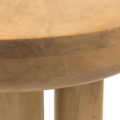 Beistelltisch, rund, 50 cm LANG, Mangoholz