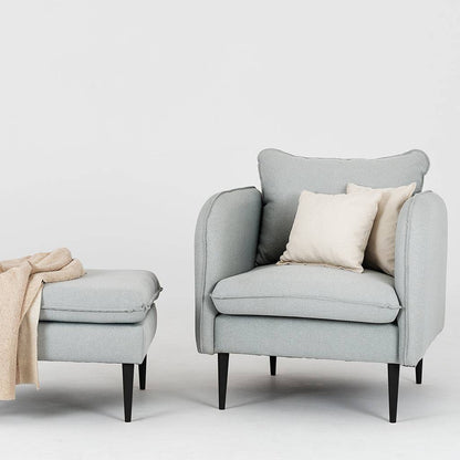 Sessel POSH BLACK - Platin