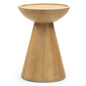 Tavolino Laterale TURI Legno Mango Rotondo 40 cm