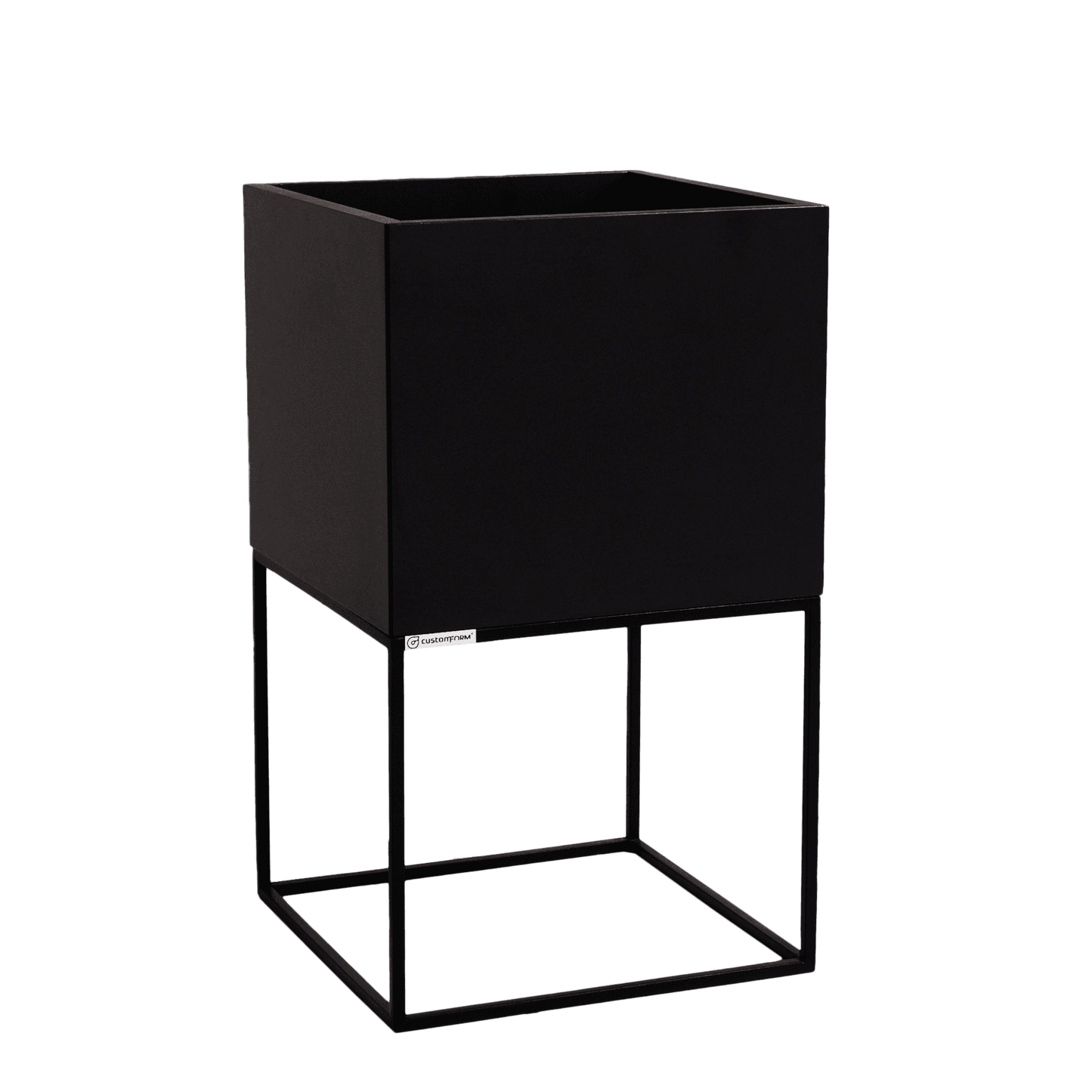 Blumentopf PALMUS METAL 60x35x35 - Schwarz