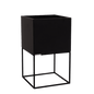 Flowerpot PALMUS METAL 60x35x35 - Black