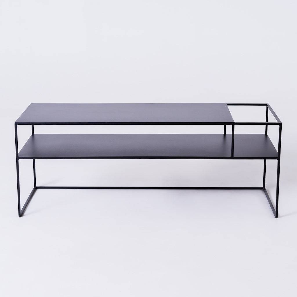 TV-Tisch SENSO FLOWER METAL 120x45 T - schwarz