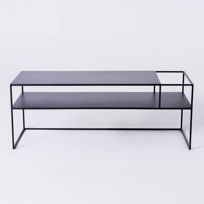 TV-Tisch SENSO FLOWER METAL 120x45 T - schwarz