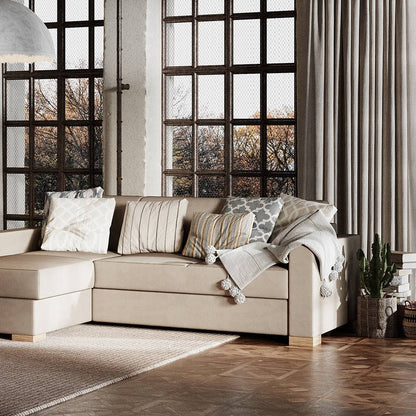 Eckschlafsofa STABLE - Beige
