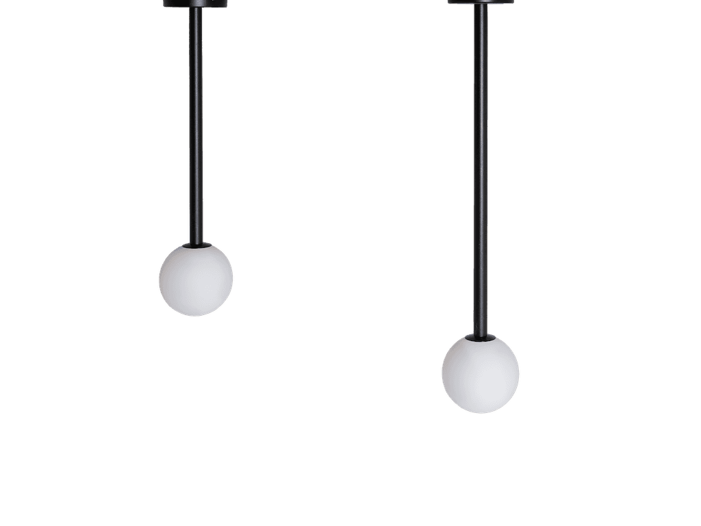Lampada a soffitto SODO M - Nero