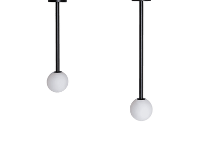 Lampada a soffitto SODO M - Nero