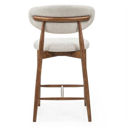 Barhocker MIRALI Beige und Braun