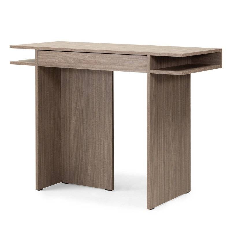 Scrivania/Console ANSO con cassetto, quercia perla