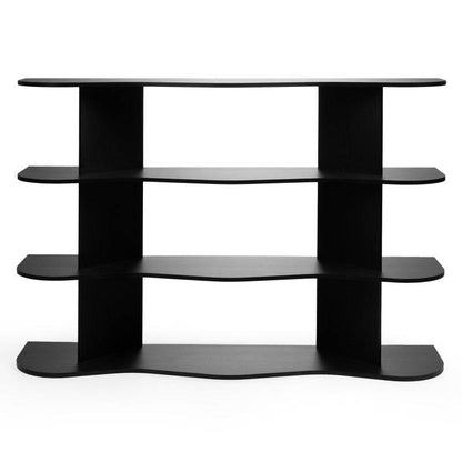 Scaffale Basso RHIO Nero con Onda