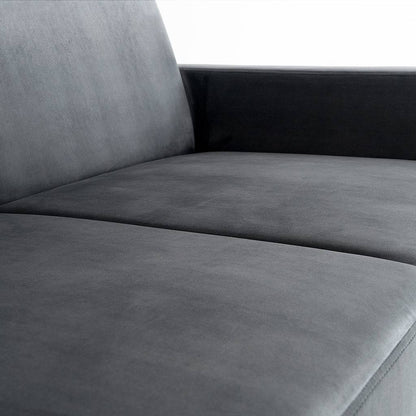 Divano letto STABLE 3 posti - grigio lilla, naturale
