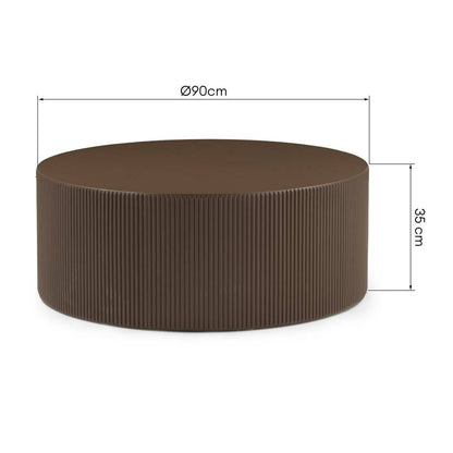 Tavolino da caffè RYU, 90 cm, mocca