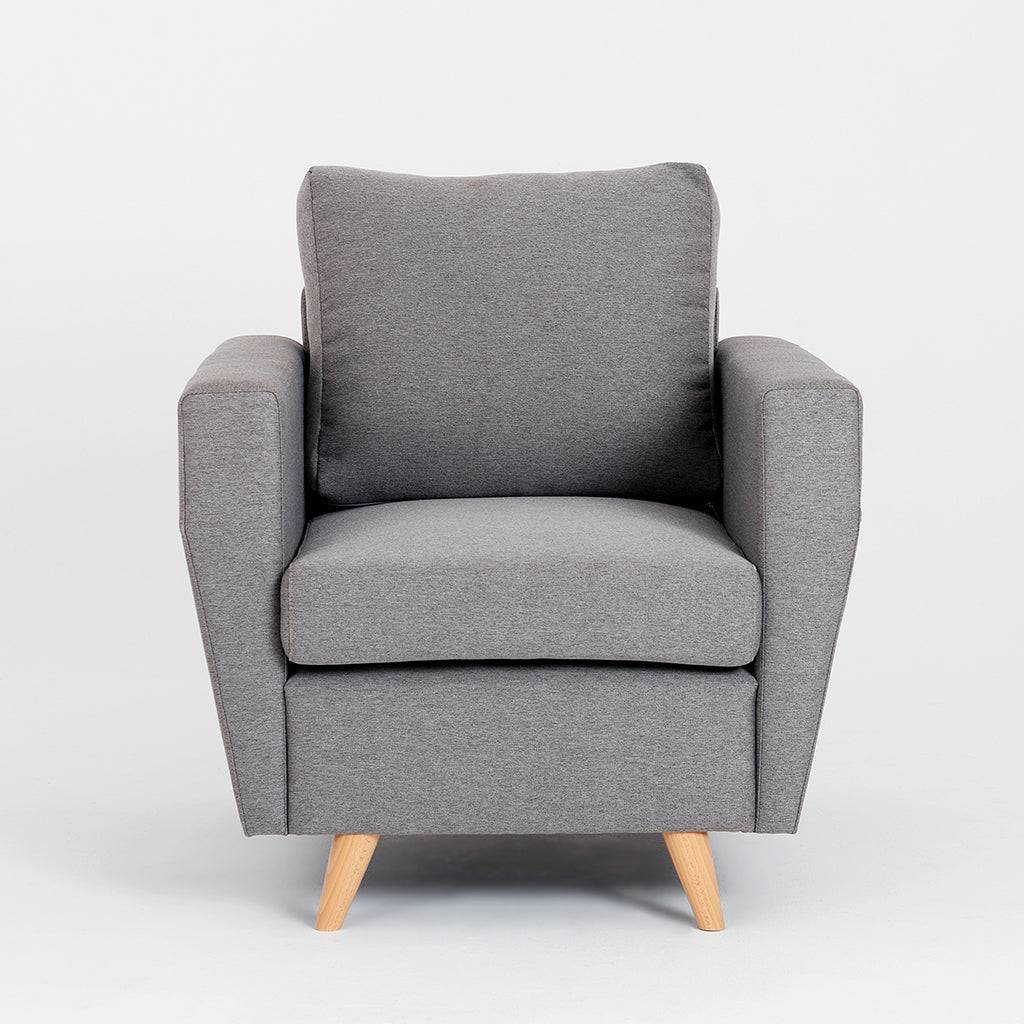 Poltrona LOVER Steel, Naturale