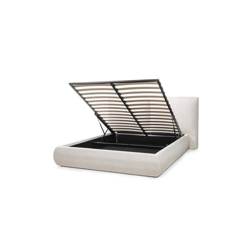 Letto UNAR imbottito 180x200 cm, beige
