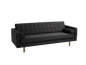 Divano 3 Posti TOPIC WOOD Carbone Naturale
